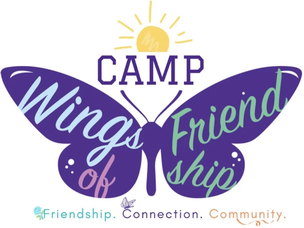 Camp wings friend of friendship logo.