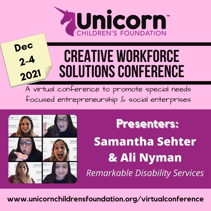 A flyer for the creative workforce solutions conference.