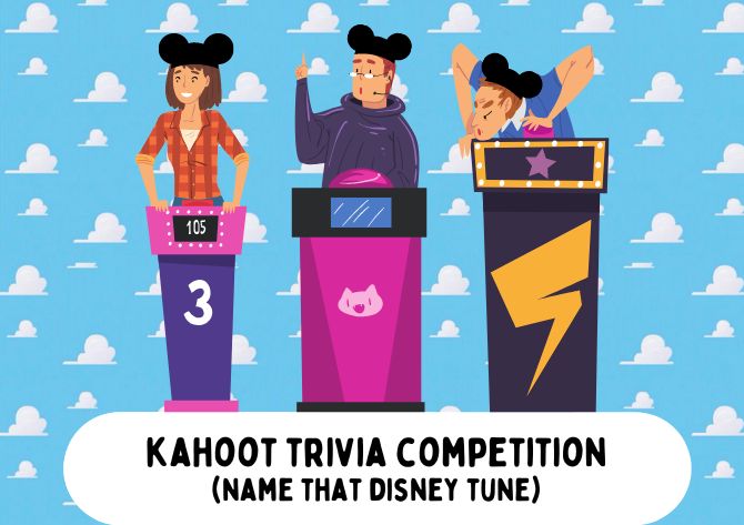 Join the Clubhouse Membership for a Kahoot trivia competition with a twist - make that Disney tune!